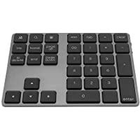 Mavis Laven Teclado numérico BT numérico inalámbrico con Almohadilla numérica con aleación de Aluminio de 34 Teclas y…